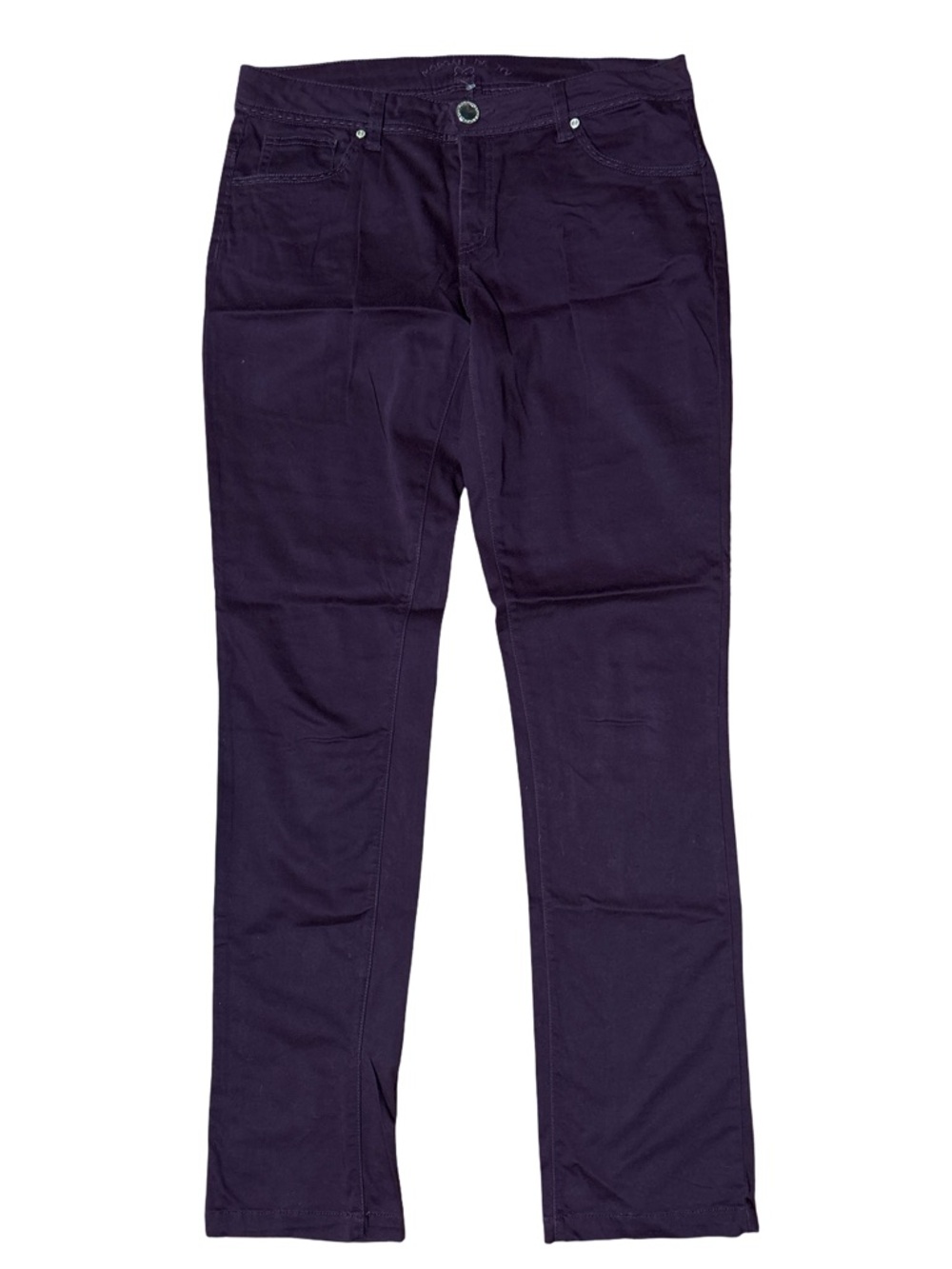 Morgan de Toi Deep Purple Straight Leg Pants